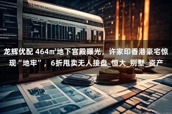 龙辉优配 464㎡地下宫殿曝光，许家印香港豪宅惊现“地牢”，6折甩卖无人接盘_恒大_别墅_资产